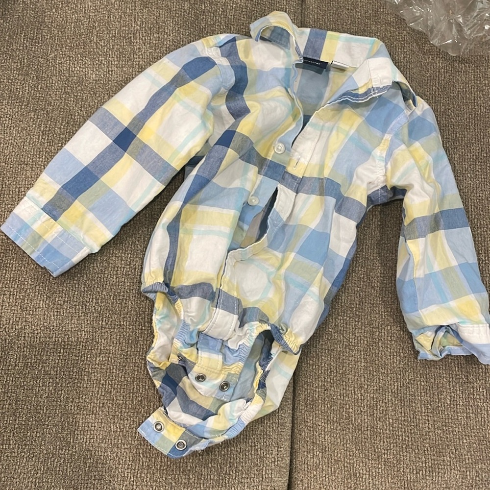 Button down onsie